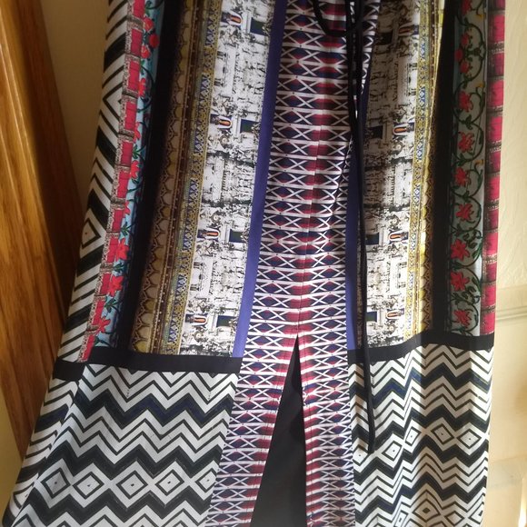 RARE Clover Canyon strappy geometric halter dress EUC - Picture 3 of 9